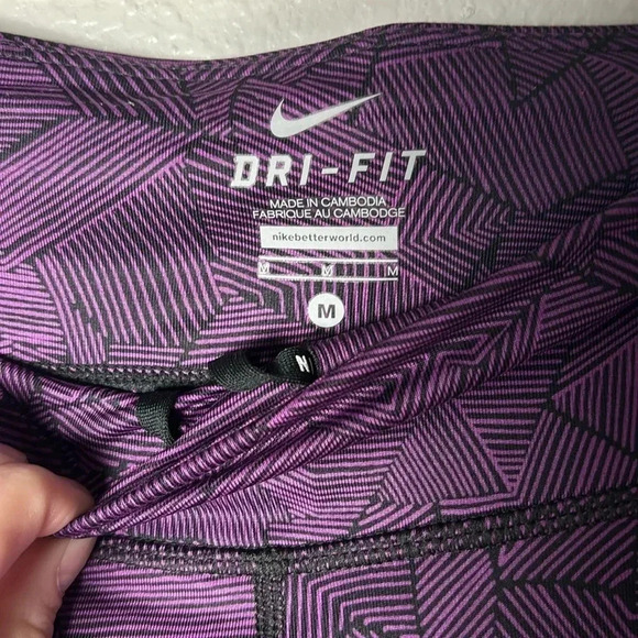 Nike Dri Fit Purple Leggings - Picture 4 of 8